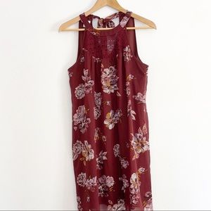 Maurice’s tie back floral dress M